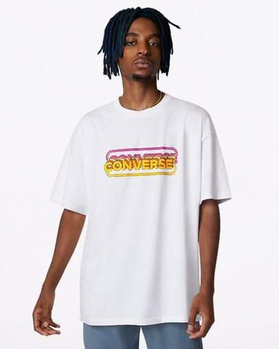 Arcade Retro Graphic Crew Neck T-Shirt