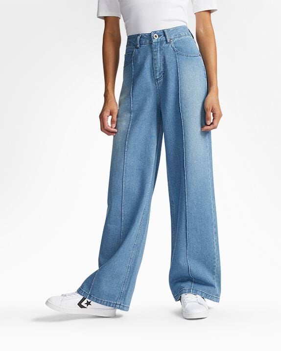Denim Wide Leg Pant