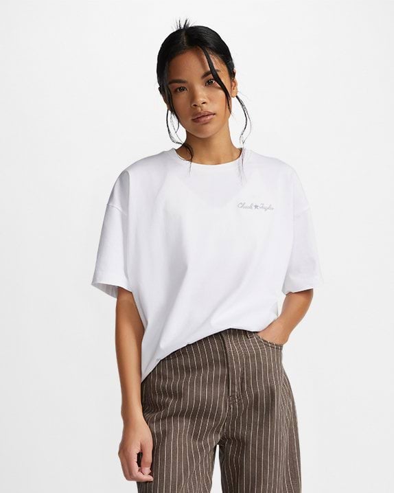 Floral Fill Chuck Taylor Oversized T-Shirt