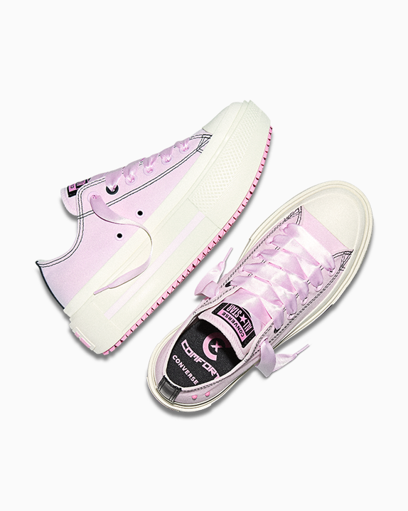 Chuck Taylor All Star Lift Double Stack Platform Black & Pink