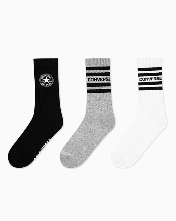 3 páry ponožek s nášivkou Chuck